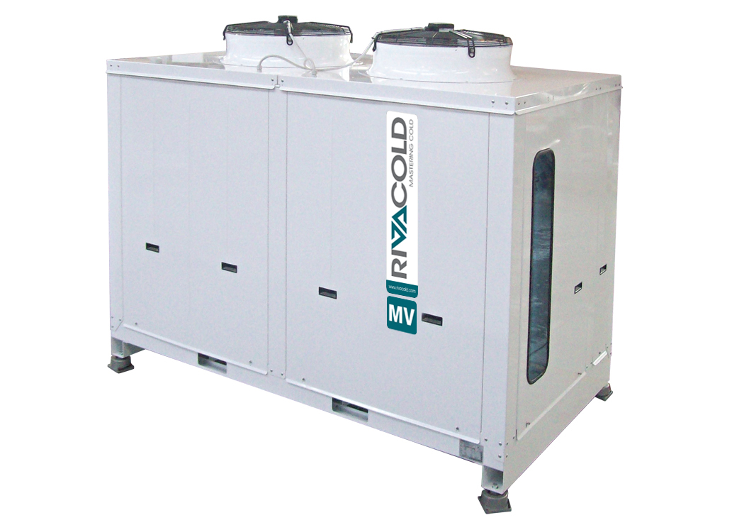 MV - condensing units with low noise housing and semi-hermetic compressor