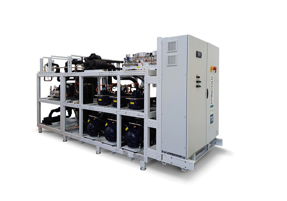 TX - CO2 transcritical multi-compressor pack system